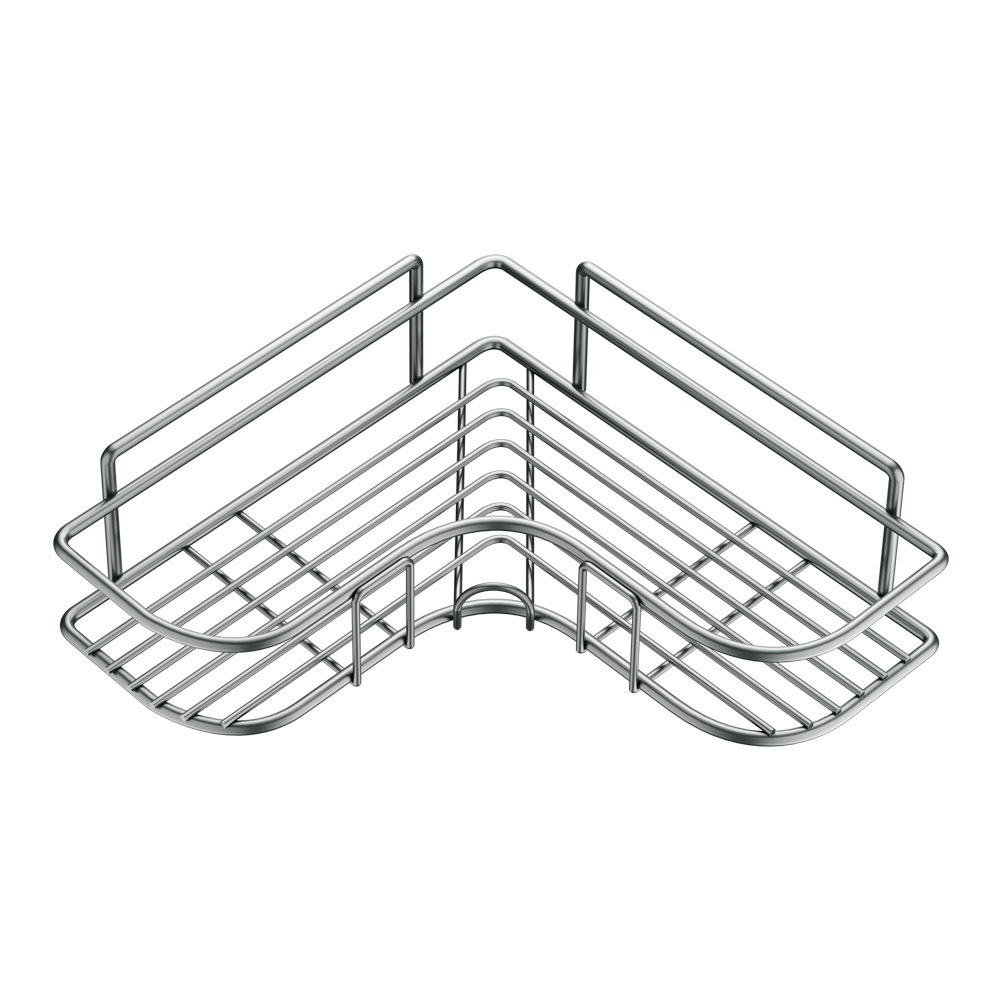 Stainless Steel Corner Bathroom Rack Punch-free Toilet Storage Rack Toilet Toilet Tripod Wall Hanger