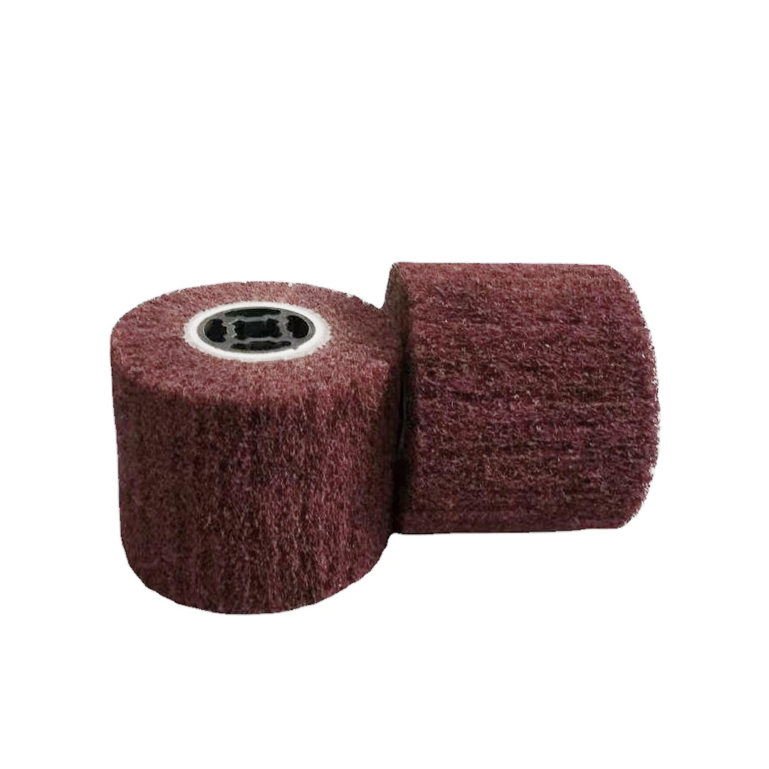 Stainless steel scouring pad wire drawing wheel wool polishing nylon wheel steel wire polishing disc industrial metal polishing wire drawing wheel