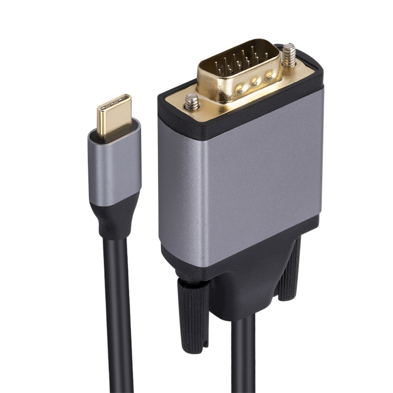 Тип-3,1 к линии VGA 1,8 м HD преобразователь USB 3,1 к расширению адаптера VGA та же линия экрана