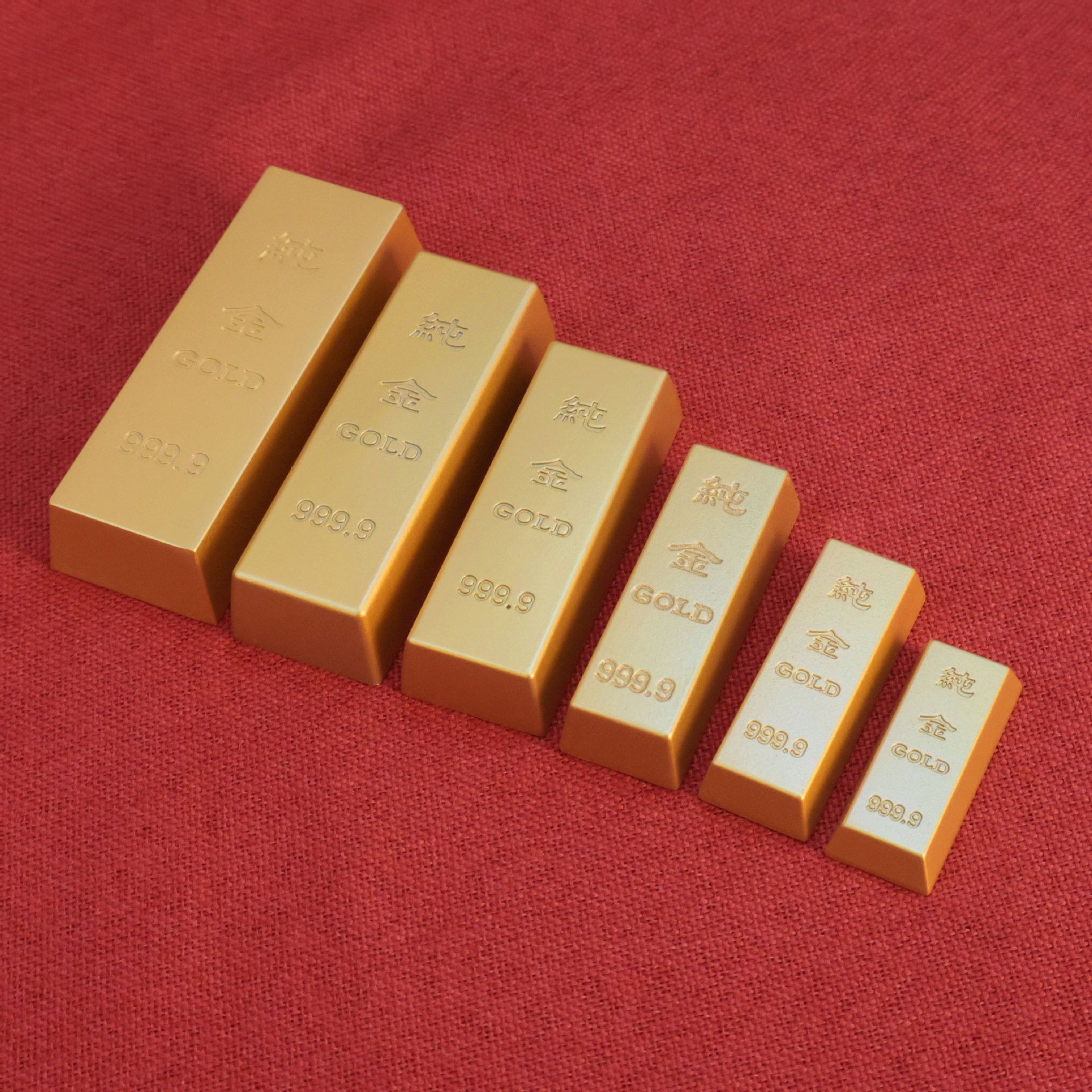Sand gold bar crafts decoration lucky simulation gold brick solid gold ingot fortune opening gift home accessories