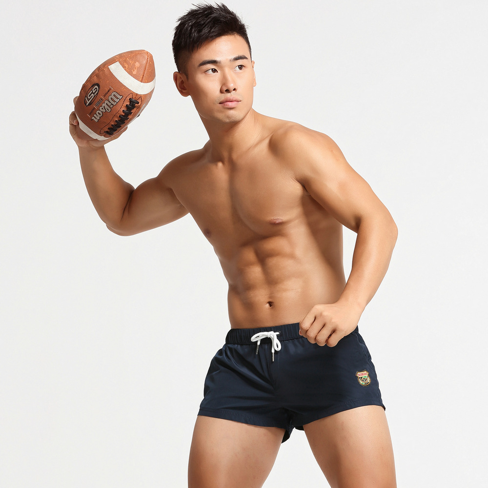 seobean New Men's Narrated Men's Sports Pants Polyester Comfortable Shorts Home Sports