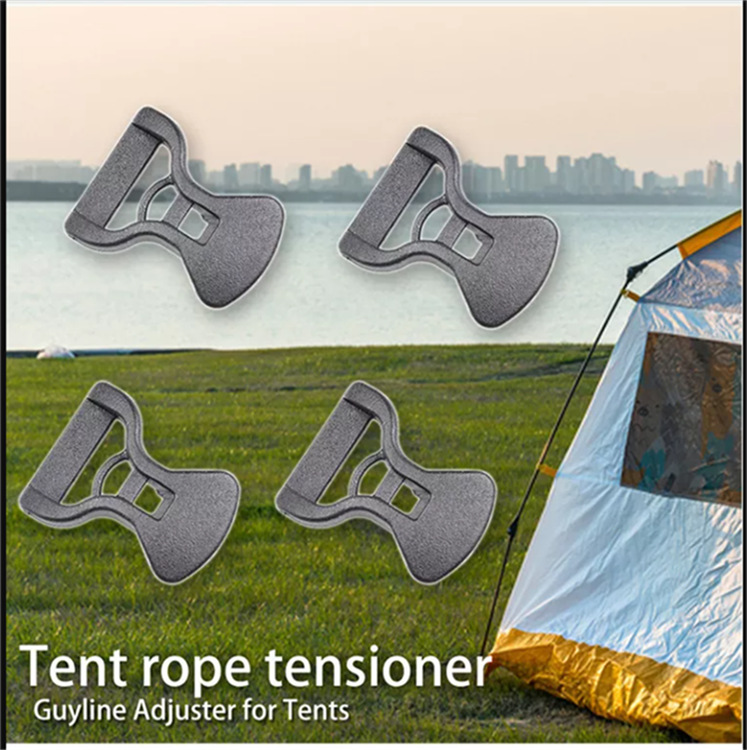Factory hot sale outdoor tent canopy fixing clip tent accessories multi-function rope buckle windproof rope adjustment