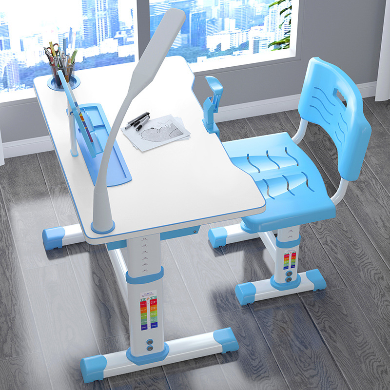 Children's Desk Liftable Learning Table and Chair Set Children's Homework Learning Home Writing Desk and Chair Set