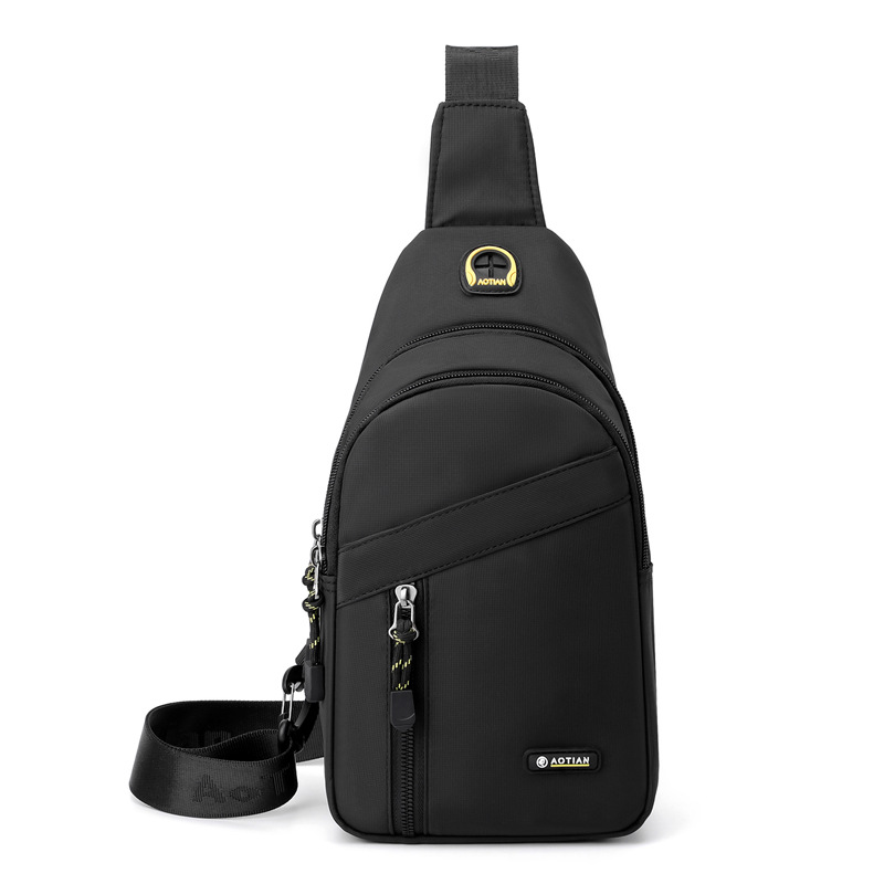Aotian new simple leisure Joker men's bag outdoor chest bag travel bag tide bag 82055#82056#