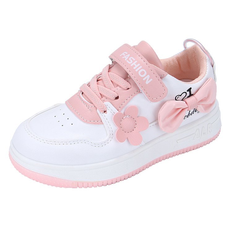 Girls board shoes flower cute 2023 Spring and Autumn new large children's casual shoes wholesale girls shoes ladies