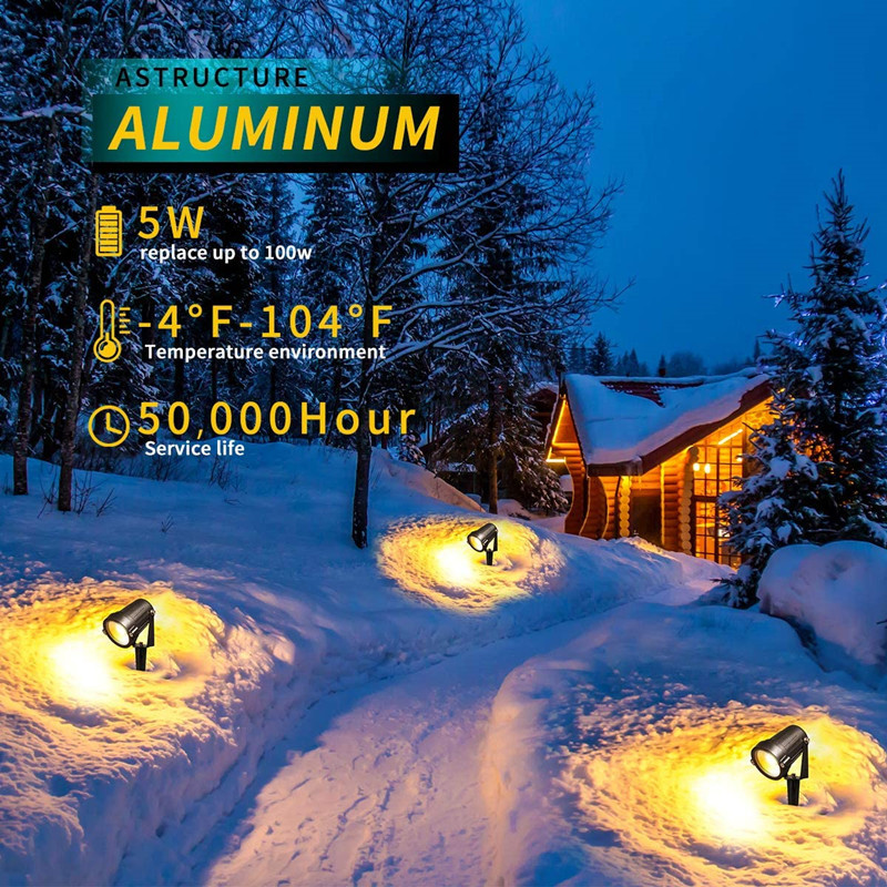 cob lawn light 5W outdoor waterproof courtyard landscape Road Spotlight low voltage 12v floor light