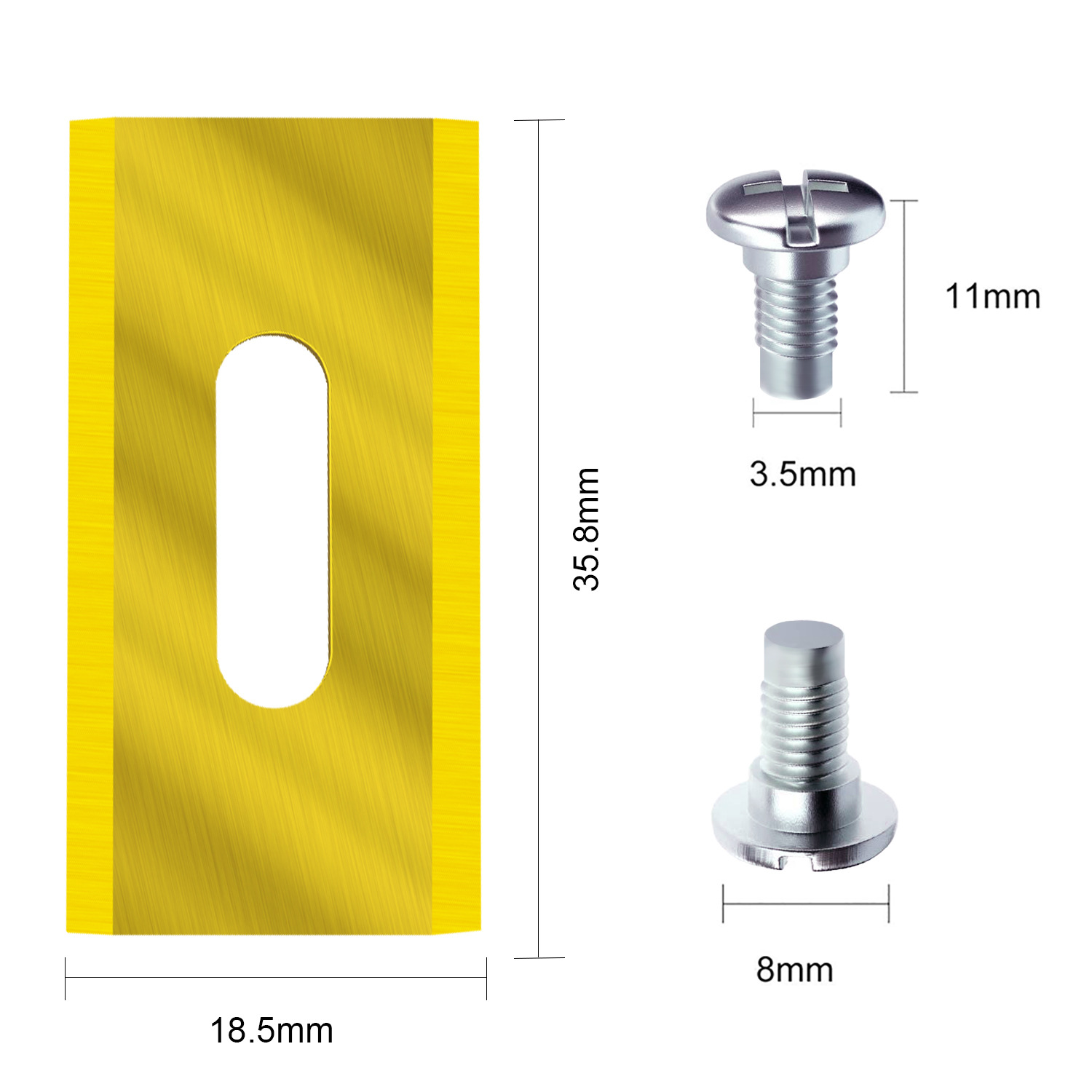30 piece lawn mower blade oval hole stainless steel intelligent robot lawn mower blade blade