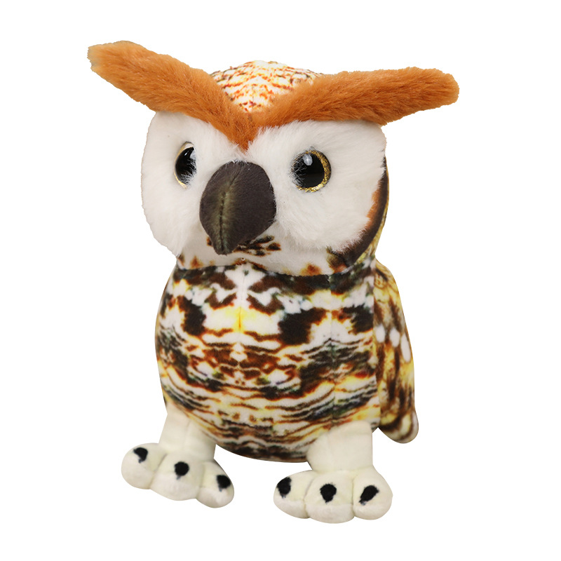 Cute Cartoon Simulation Owl Doll Pet Owl Plush Toy Children's Birthday Gift