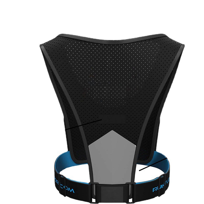 2021 new sports waist bag running mobile phone bag shoulder vest reflective strip chest bag can be printed LOGO pattern spot