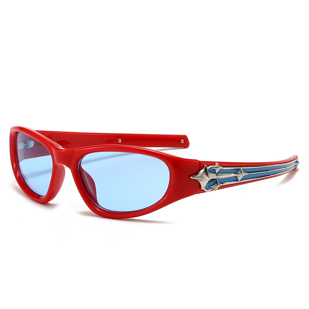 New sports sunglasses fashion sunglasses vintage INS catwalk men's and women's modern sunglasses