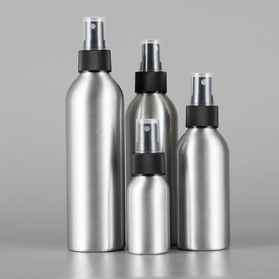 Spot 40ml-250ml aluminum bottle rib wire nozzle sunscreen spray bottle aluminum bottle perfume bottle