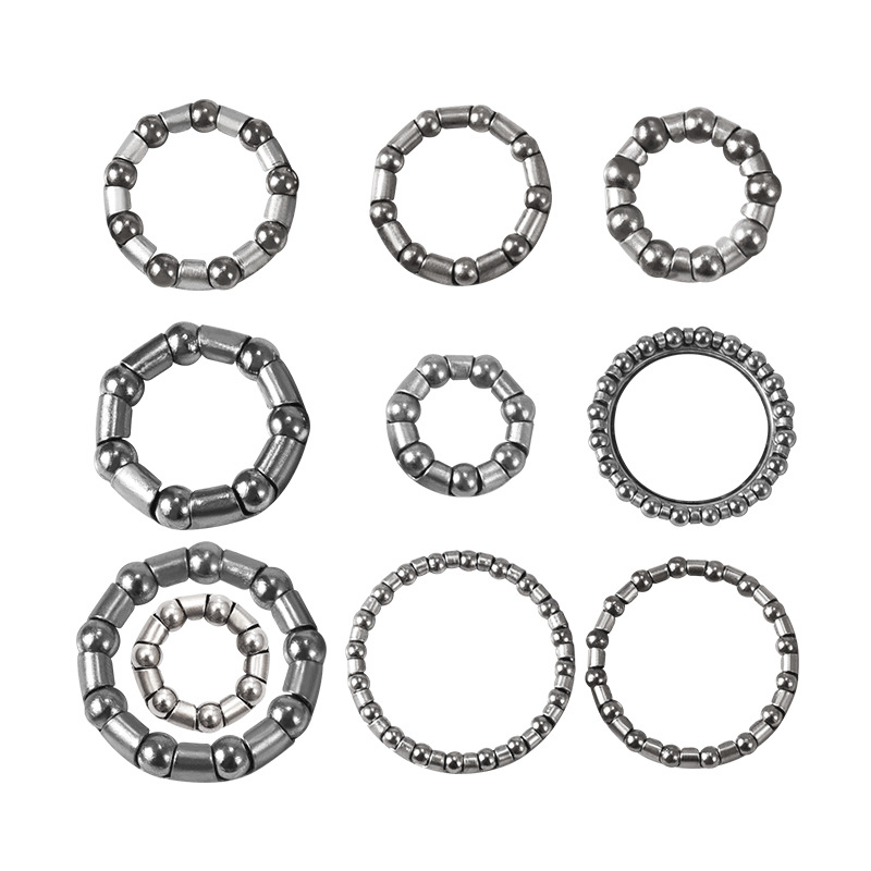 Bicycle front fork ball Bowl set mountain bike bead frame front middle rear axle conjoined ball frame bearing stroller accessories