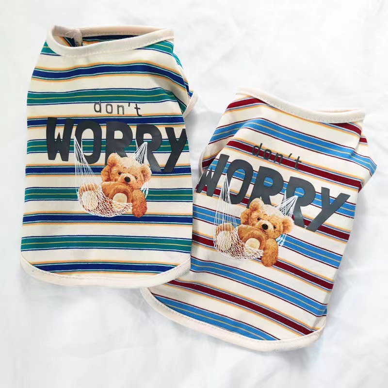 Pet clothes swing bear vest dog clothes cat clothes spring and summer new pet clothing wholesale