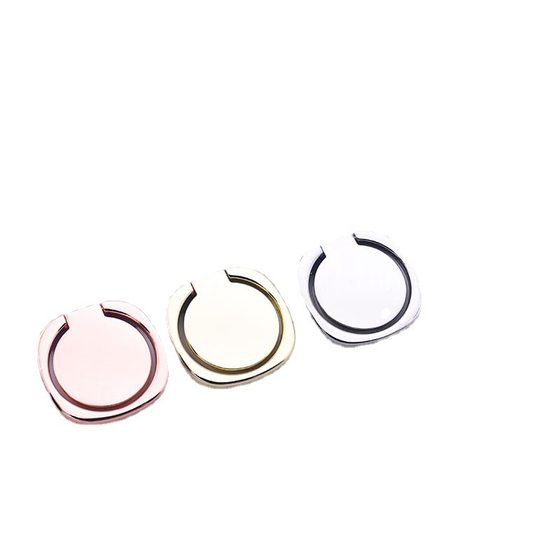 Metal mobile phone ring bracket DIY creative ring buckle 360 Back sticker lazy bracket gift logo