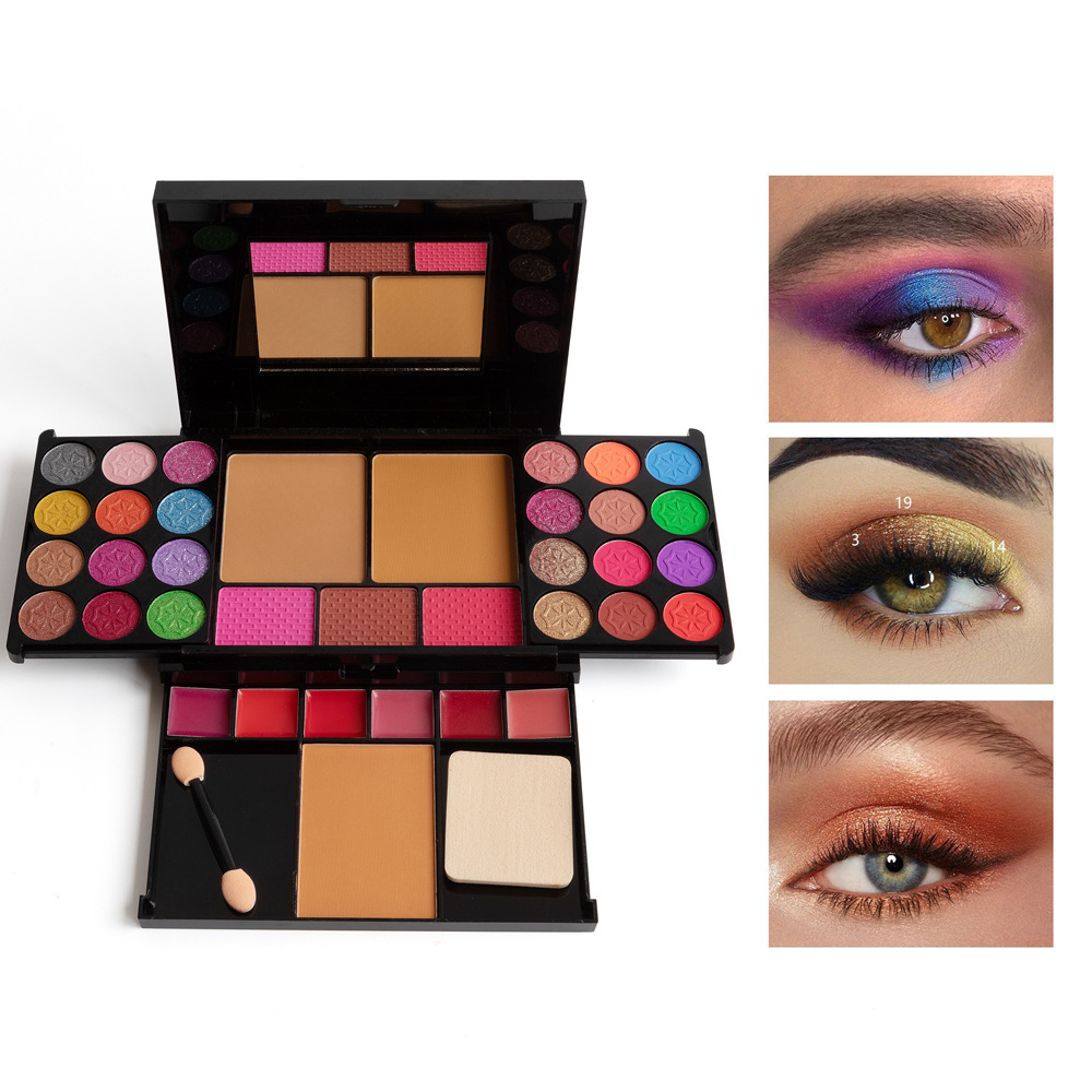 GLAZZI eyeshadow plate Internet celebrity style eyeshadow plate pearlescent matte eyeshadow item No. GZ8040109 makeup wholesale