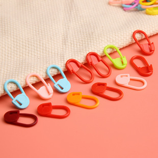 Plastic Small Pin Set Sweater Knitting Tool Material Mark Buckle Knitted Sweater Counting Buckle Anti-release Small Pin Buckle