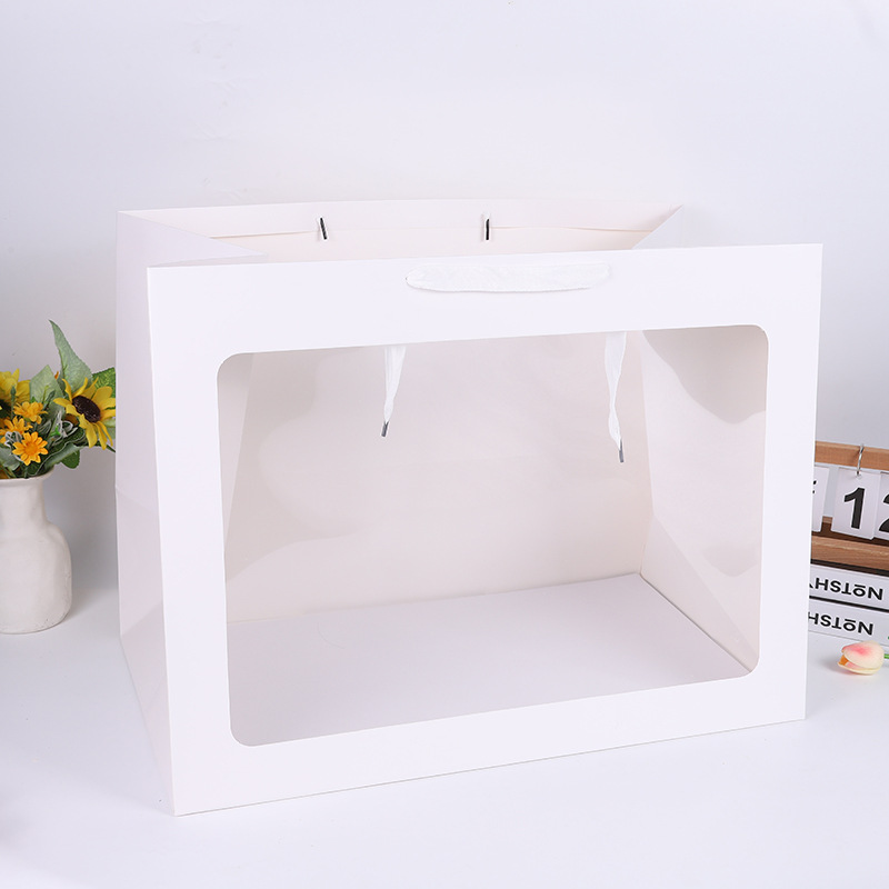 New extra large handbag gift packaging bag paper bag creative choice horizontal vertical version in stock wholesale