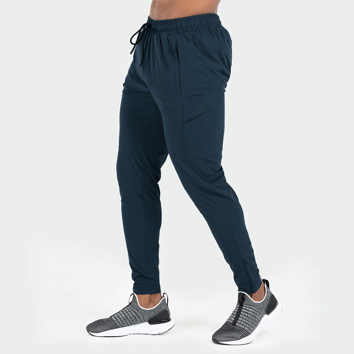 Thin Trousers Men's Summer Sports Outdoor Cycling Running Fitness Stretch Quick-drying Sports Pants plus size High-end Pants