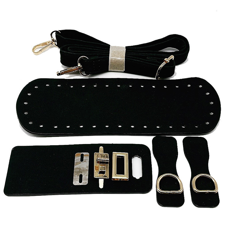 Woven bag handmade DIY bag leather accessories suit woven material accessories crochet bag accessories in stock wholesale