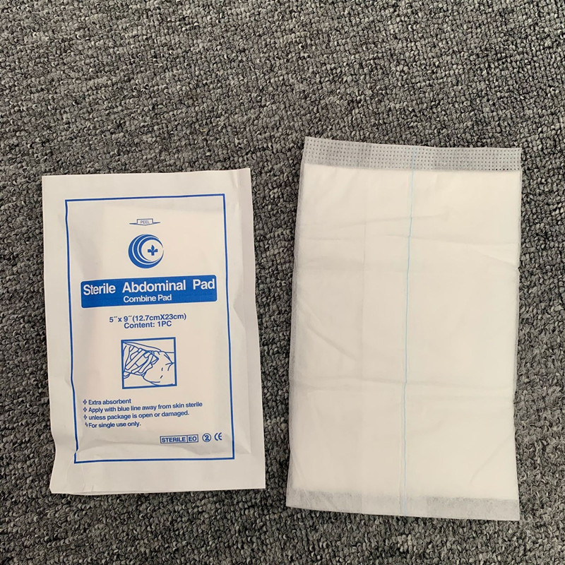 Cross-border First Aid Kit Accessories Hemostatic ABD ABDominal Pad 12.7x23cm 5x9inch Vampire Pad Gauze Block