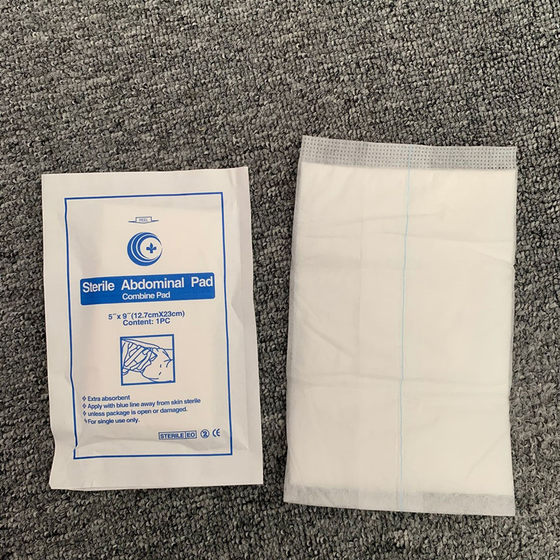 Cross-border First Aid Kit Accessories Hemostatic ABD ABDominal Pad 12.7x23cm 5x9inch Vampire Pad Gauze Block