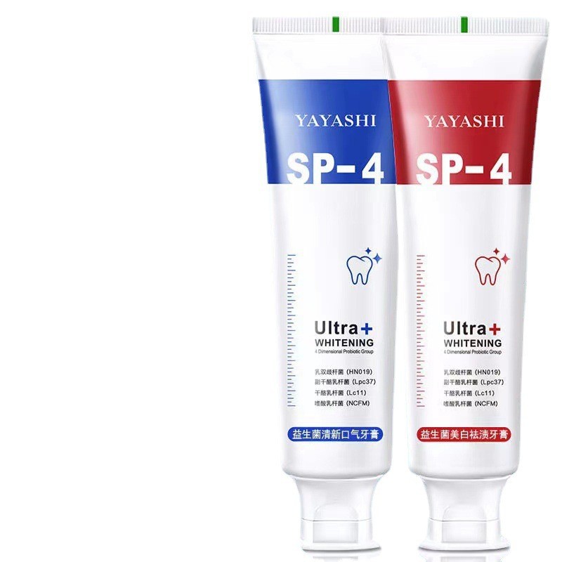 Yayashi Probiotics Fresh Breath to Yellow Niacinamide Upgrade Whitening SP-4 Toothpaste Factory Wholesale