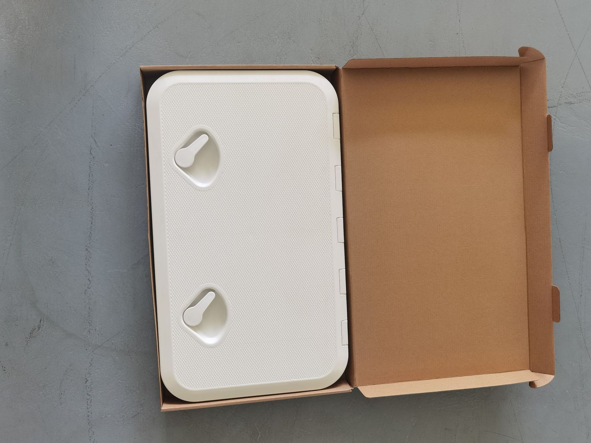 Marine yacht inspection hole Square deck hatch cover white non-slip hand hole cover inspection work cover hatch cover