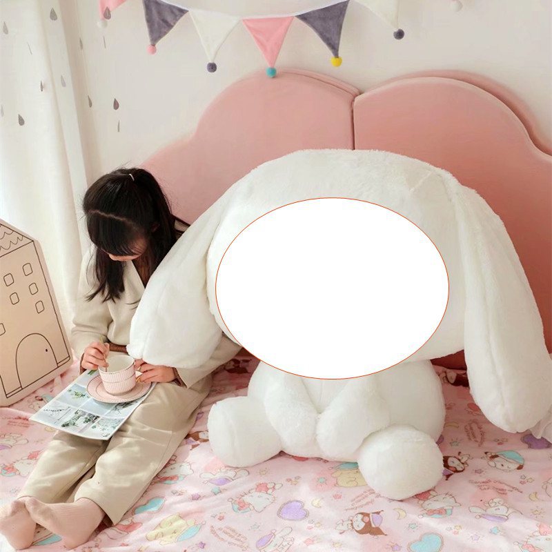可愛日系大耳狗大號毛絨娃娃坐姿公仔玩偶抱枕兒童女友生日禮物