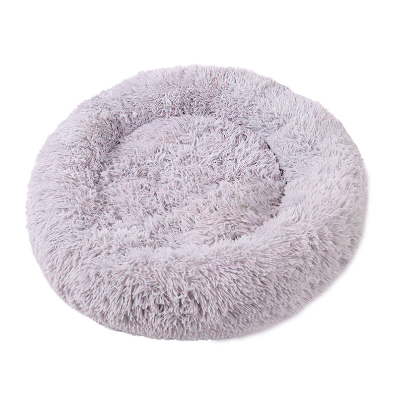 Cat kennel warm winter plush round thickened deep sleep kennel bed pet kennel mat