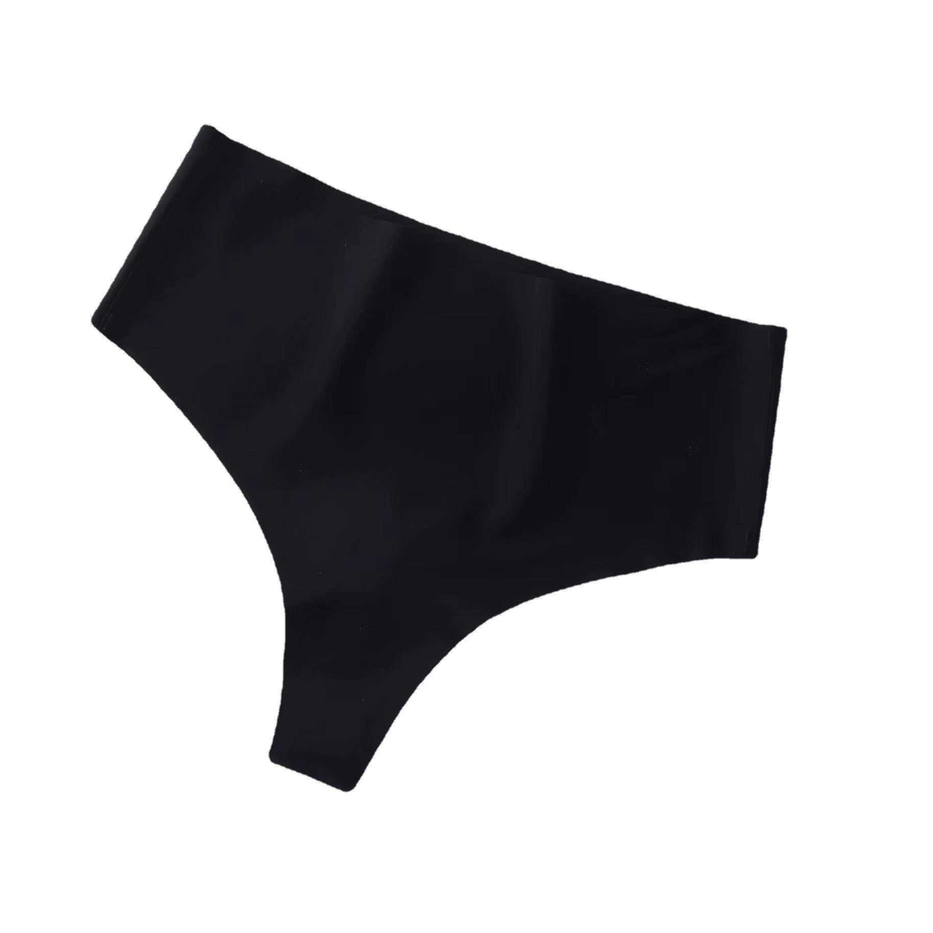 Cross-border European and American-style seamless one-piece quick-drying mid-high waist Ice Silk women's T-pants sexy Amazon