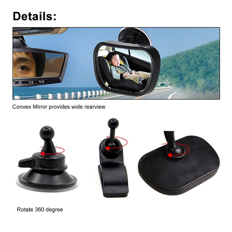 Car baby mirror baby safety mirror observation mirror car baby rear view mirror baby rear view mirror