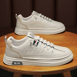 Spring Men's Shoes New breathable shoes men's fashionable all-match white shoes men's sports casual sneakers fashionable shoes