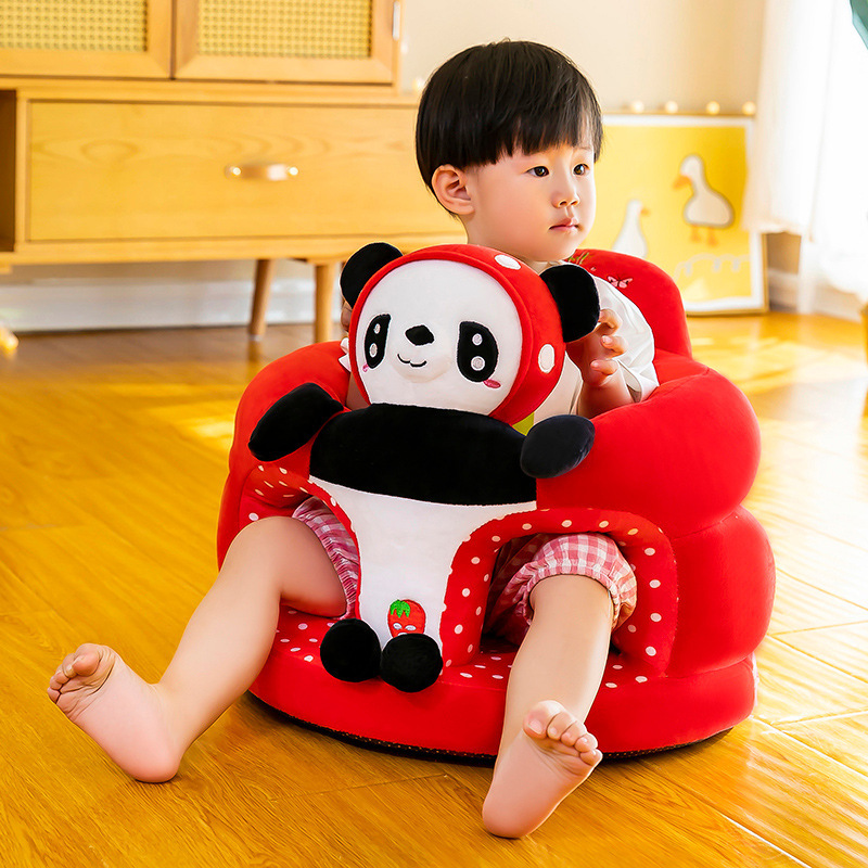 Balanced bottom anti-rollover safety baby learning to sit on sofa children's small sofa cartoon infant seat cross-border wholesale