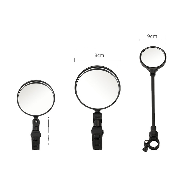 Electric Car Rearview Mirror Mirror Universal Battery three-wheeled motorcycle rearview mirror rearview mirror small round mirror modification