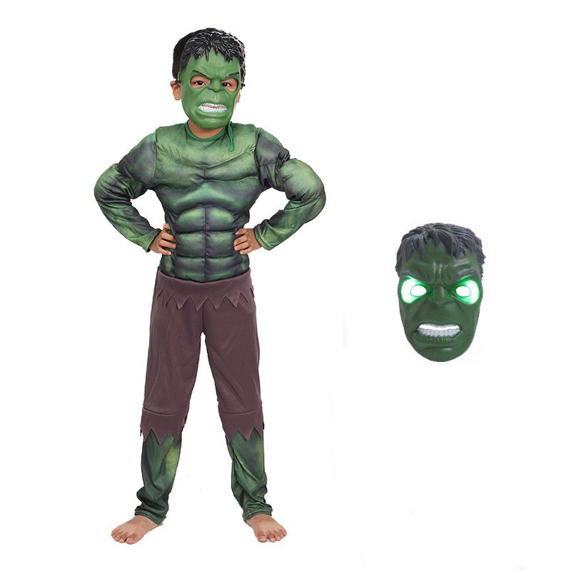 Halloween children Hulk muscle costume Hulk League of Legends performance stage dress up Hulk role