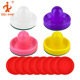 Large push handle White + pink + Yellow + purple 1 each + flannel 4 pieces + large red ball 8/bag