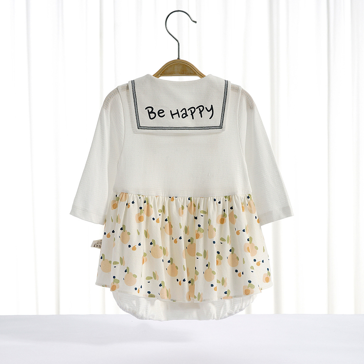 Baby's Summer Thin Long-sleeved Skirt Women's Baby Newborn Children's Air-conditioning Clothing Summer Clothes Baby's Triangle Pajamas