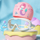 White-bag + mermaid swimming cap
