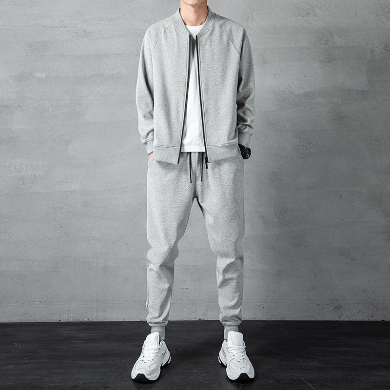 Sweater sweatpants sports suit men's 2023 Spring and Autumn New hooded T-shirt casual pants fashion brand coat men