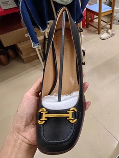 British Retro High-heeled Shoes with Metal Buckle Only Take Orders