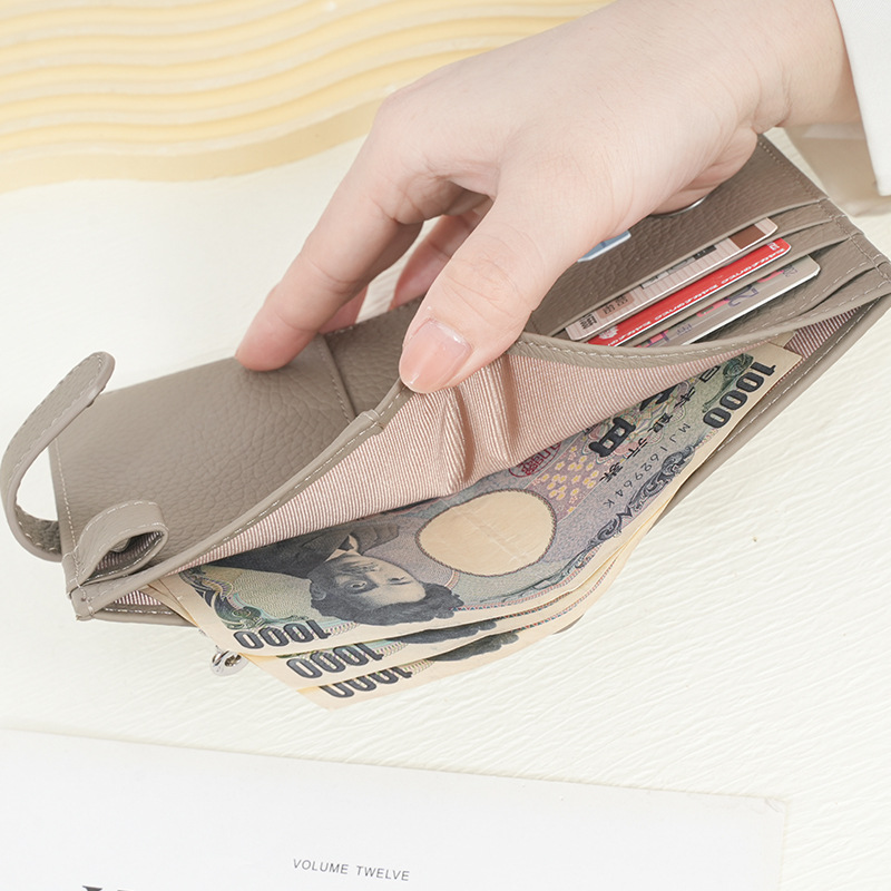  New Leather Passport Bag Ultra-thin Multi-function Certificate Wallet Storage Bag Zipper Buckle Travel Passport Holder