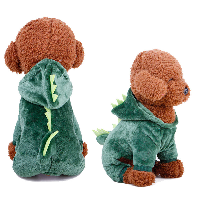 Tメーカーの新型ペット服のサンゴのぬいぐるみの子犬の服装の漫画のヘラジカの犬の変身する服の秋冬のモデル|undefined