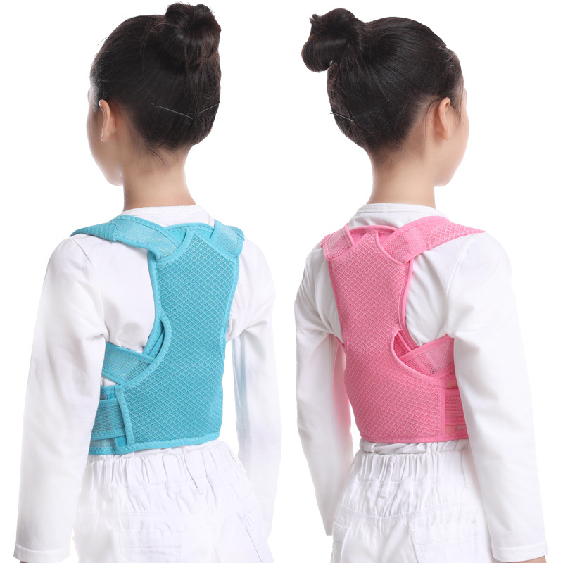 Children's anti-Humpback correction belt children's men and women correct sitting posture correction belt Primary School students breathable back holder