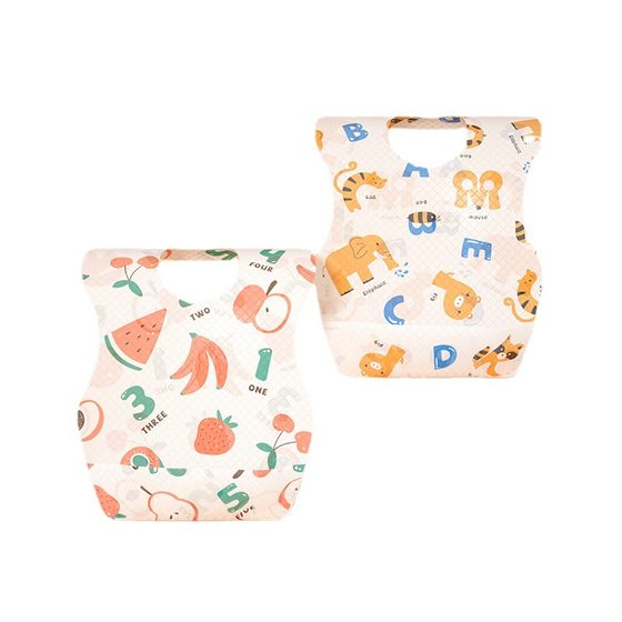 Rushan Baby Disposable bib baby feeding bag wash-free waterproof bib children's saliva towel spot wholesale