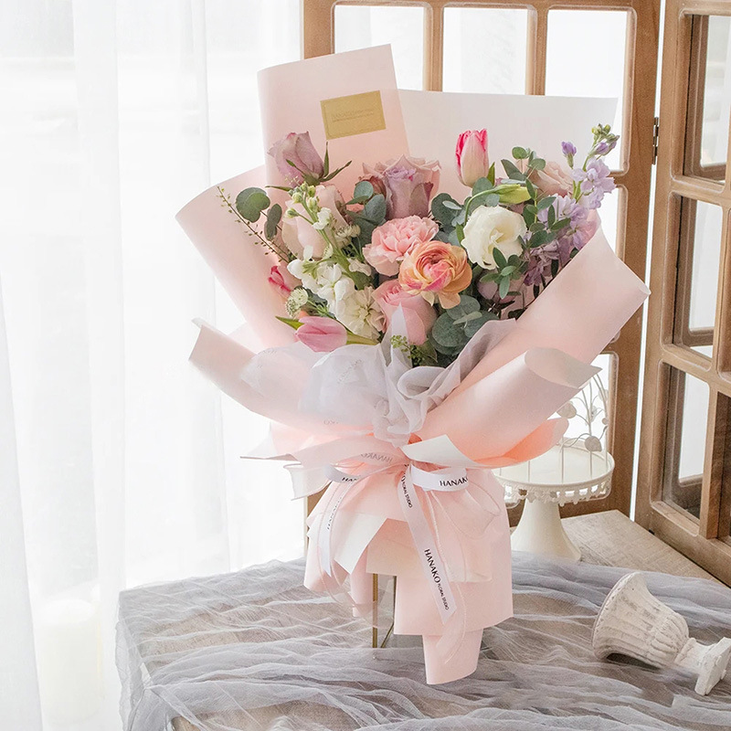 Ouya paper flower bouquet wrapping paper bouquet special wrapping paper floral packaging paper flower packaging material wholesale