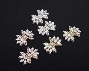1PCs diy accessories waist chain adhesive drill patch exquisite rhinestone applique bride belt J228