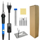 Small temperature control Blue with Switch +5 Heads + tin tube + sponge + iron bracket/European standard