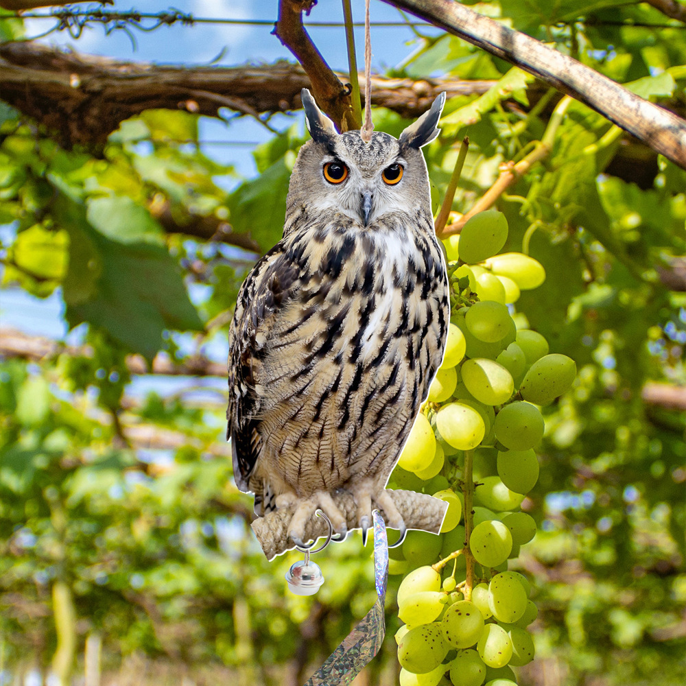 2023 new cross-border hanging decoration owl American white eagle home garden decoration hanging decoration