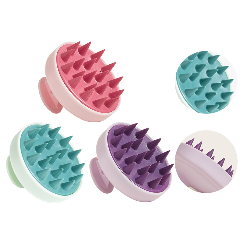 Hao Rui Shampoo Artifact Scalp Shampoo Hair Massage Shampoo Hair Brush Massager Silicone Comb Hair Grab