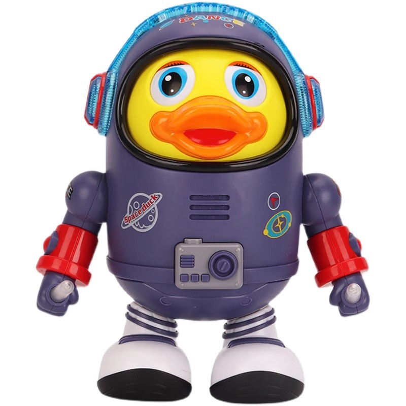 Electric dancing space duck toy children Boy singing robot baby 3-6 months 1 year old girl